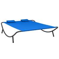  Outdoor Lounge Bed Fabric Blue