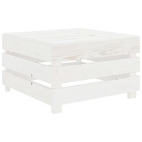  Garden Pallet Table White Wood