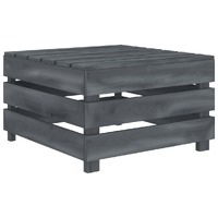  Garden Pallet Table Grey Wood