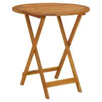  Folding Garden Table 70 cm Solid Acacia Wood