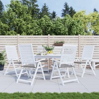  Garden Chair Cushions 6 pcs Grey 40x40x3 cm Oxford Fabric