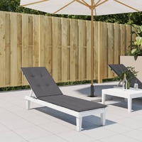 Deck Chair Cushion Anthracite (75+105)x50x4 cm
