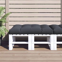  Pallet Cushion Anthracite 120x80x12 cm Fabric
