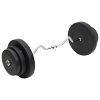  Curl Barbell with Plates 60 kg