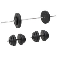  Barbell and Dumbbell with Plates 60 kg
