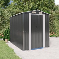  Garden Shed Anthracite 192x274x223 cm Galvanised Steel