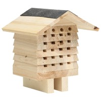  Bee Hotel Solid Firwood 22x20x20 cm