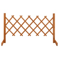  Garden Trellis Fence Orange 120x60 cm Solid Firwood