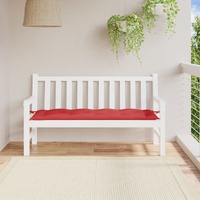  Garden Bench Cushion Red 150x50x7 cm Oxford Fabric