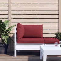  Pallet Cushions 3 pcs Wine Red Oxford Fabric