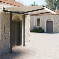  Awning Post Set Anthracite 300x245 cm Iron