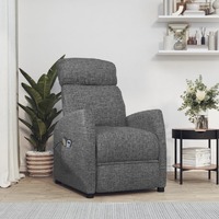  Stand up Massage Chair Dark Grey Fabric