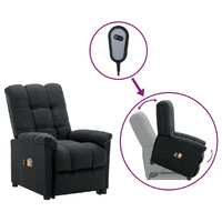 Stand up Massage Chair Dark Grey Fabric