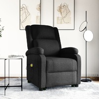  Stand up Massage Chair Black Fabric
