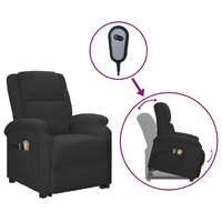  Stand up Massage Chair Black Faux Leather