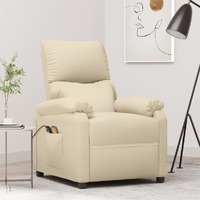  Stand up Massage Chair Cream Fabric