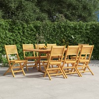  Folding Garden Chairs 8 pcs 47x62x90 cm Solid Wood Teak
