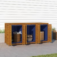  Garden Storage Box 210x87x104 cm Solid Wood Acacia