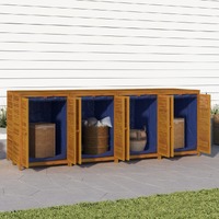  Garden Storage Box 280x87x104 cm Solid Wood Acacia