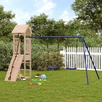  Outdoor Playset Solid Wood Pine