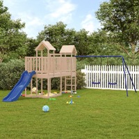  Outdoor Playset Solid Wood Pine