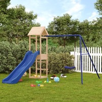  Outdoor Playset Solid Wood Pine