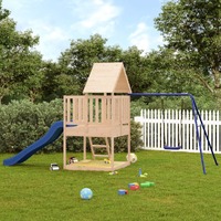  Outdoor Playset Solid Wood Pine
