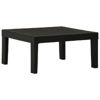  Garden Lounge Table Plastic Grey