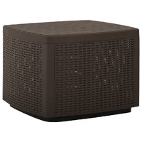  Garden Table Mocha 53x53x40 cm Plastic