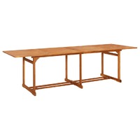  Garden Dining Table 280x90x75 cm Solid Wood Acacia