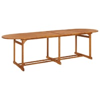  Garden Dining Table 280x90x75 cm Solid Wood Acacia