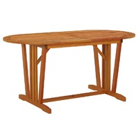  Garden Table 160x85x75 cm Solid Wood Eucalyptus