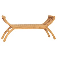  Garden Bench 120 cm Solid Teak Wood