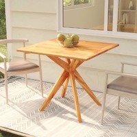  Garden Table 85x85x75 cm Solid Wood Acacia