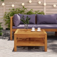  Coffee Table 65x65x35 cm Solid Acacia Wood