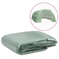  Greenhouse Replacement Cover (16 m²) 400x400x200 cm Green