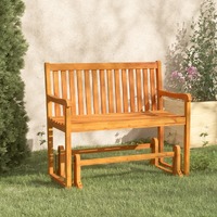  Garden Swing Bench 110 cm Solid Acacia Wood