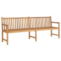  Garden Bench 228 cm Solid Teak Wood