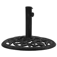  Umbrella Base Black 48x48x33 cm Cast Iron