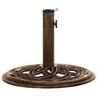  Umbrella Base Bronze 44x44x31 cm Cast Iron