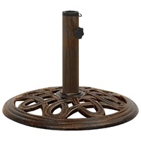  Umbrella Base Bronze 40x40x32 cm Cast Iron