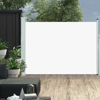  Patio Retractable Side Awning 117x500 cm Cream