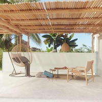  Patio Retractable Side Awning 117x600 cm Cream