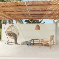  Patio Retractable Side Awning 180x600 cm Cream