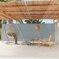  Patio Retractable Side Awning 180x600 cm Grey