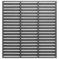 Fence Panel WPC 180x180 cm Grey