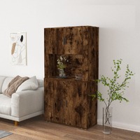  Highboard Smoked Oak Engineered Wood
