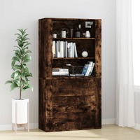  Highboard Smoked Oak Engineered Wood
