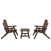  3 Piece Garden Lounge Set Solid Wood Spruce