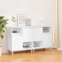  Sideboards 2 pcs White 60x35x70 cm Engineered Wood